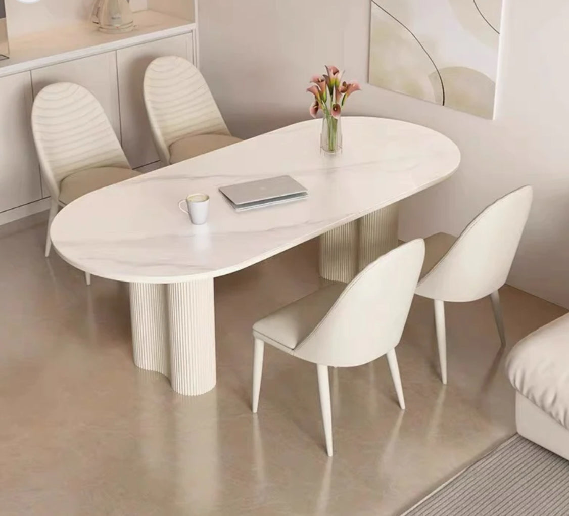 Dining Table Set 70.5"(6 Chairs Set)