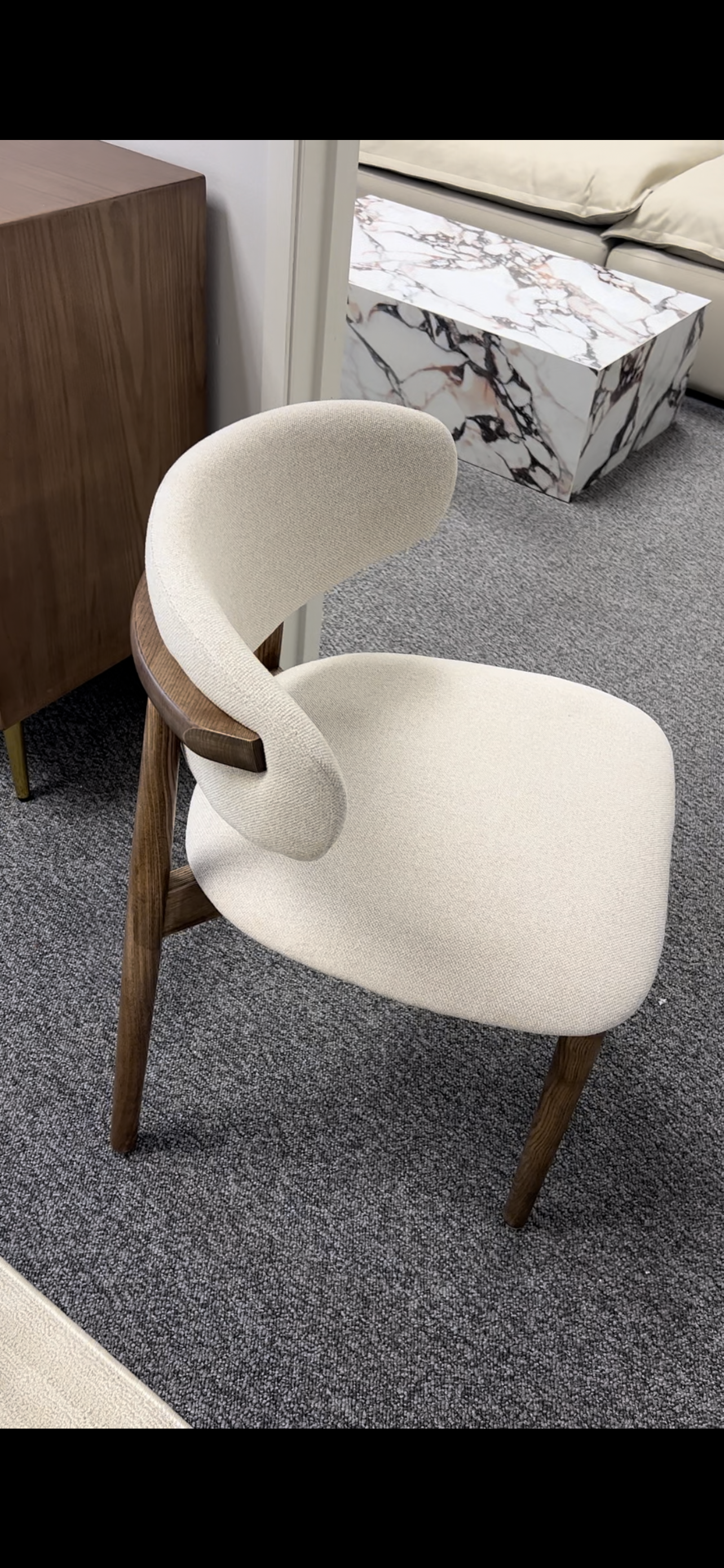 Microfiber Solid Wood Chair/Pair