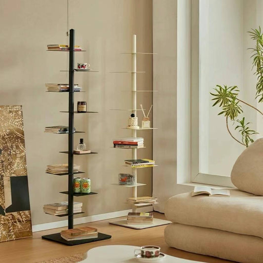 Rotating Book Shelf -White